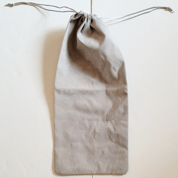 Gray Drawstring Pouch - Picture 4 of 5